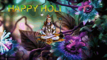 Happy Holi Festivity GIF - Happy Holi Festivity Flowers GIFs