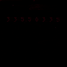a man is standing in front of a red background with the numbers 3 3 5 0 3 6 on it