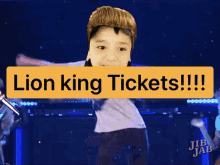 Lion King Tickets Excited GIF - Lion King Tickets Excited Floss GIFs