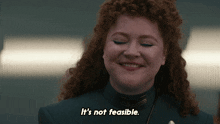 It'S Not Feasible Is It Sylvia Tilly GIF