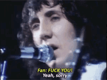 Pete Townshend The Who GIF - Pete Townshend The Who Fuck You GIFs