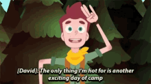 campcaml campcamp david camp day excited