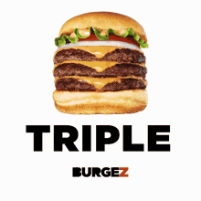 Burgez Triple Double Burger GIF - Burgez Triple Double Burger Buger GIFs