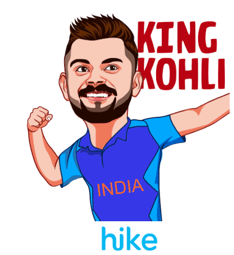 King Kohli Posing Sticker - King Kohli Posing You Did It - Discover & Share  GIFs
