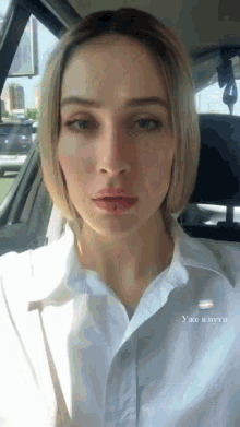 Tiktok Blonde GIF - Tiktok Blonde Driving GIFs