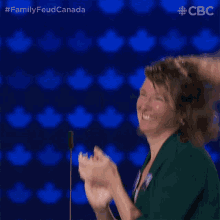 Cheering Family Feud Canada GIF - Cheering Family Feud Canada Clap Hands GIFs