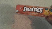 Smarties Orange Cream Pop Smarties GIF - Smarties Orange Cream Pop Smarties Candy GIFs
