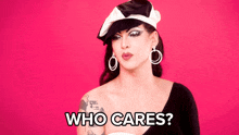 Violet Violet Chachki GIF - Violet Violet Chachki Who Cares GIFs