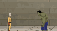 Hulk Saitama GIF - Hulk Saitama Hulk Vs Saitama GIFs