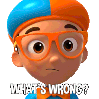What'S Wrong Blippi Sticker - What'S Wrong Blippi Blippi Wonders - Educational Cartoons For Kids Stickers