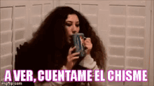 Natalya La Mexicana Tomando Te GIF