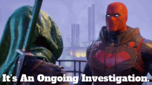 Gotham Knights Red Hood GIF - Gotham Knights Red Hood Its An Ongoing Investigation GIFs
