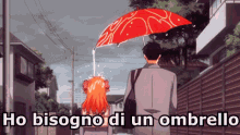 Ombrello Pioggia Piovere Brutto Tempo Anime GIF - Umbrella Rain Its Raining GIFs