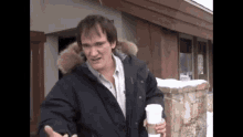 Quentin Tarantino Slap GIF - Quentin Tarantino Slap Paparazzi GIFs