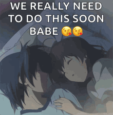 Anime Couples GIF - Anime Couples Bed GIFs