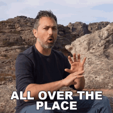 All Over The Place Derek Muller GIF - All Over The Place Derek Muller Veritasium GIFs