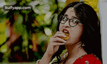 Eating.Gif GIF - Eating Anushka Hungry GIFs
