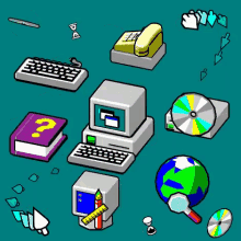 old days desktop icons