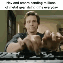 Nev And Amara Sending Millions Of Metal Gear Rising Gifs Everyday GIF - Nev And Amara Sending Millions Of Metal Gear Rising Gifs Everyday GIFs