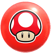 Super Mushroom Balloon Mushroom Sticker - Super Mushroom Balloon Balloon Mushroom Stickers