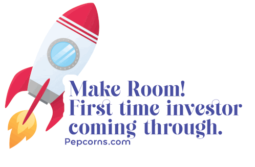Rocketship First Time Investor Sticker - Rocketship First Time Investor Profits Stickers