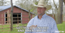 Get This Job Finished And Taken Care Of Bubba Thompson GIF - Get This Job Finished And Taken Care Of Bubba Thompson The Cowboy Way Alabama GIFs