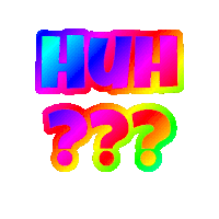 Huh Question Mark Sticker - Huh Question Mark Huh Gif Stickers