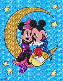 Minnie Mouse Mickey GIF - Minnie Mouse Mickey Moon GIFs