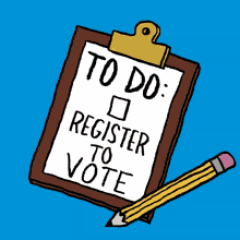 to do list to do checklist vote ready register to vote