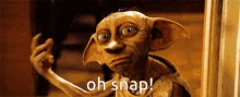 Snap Dobby GIF - Snap Dobby Harry Potter GIFs