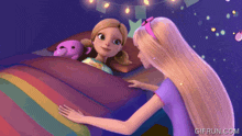 Barbie Barbie Movies GIF - Barbie Barbie Movies Tuck In Bed GIFs