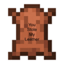 Minecraft Minecraft Leather GIF
