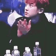chanyeol clapping embarrassed