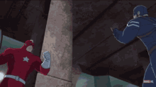 Captain America Red Guardian GIF - Captain America Red Guardian Winter Guard GIFs