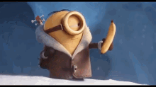 Gulp, How Can You Eat At A Time Like This GIF - Minions Gulp Scared GIFs