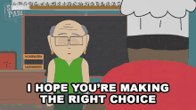 I Hope Youre Making The Right Choice Janet Garrison GIF - I Hope Youre Making The Right Choice Janet Garrison South Park GIFs
