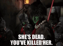 Wizard Of Oz You Killed Her GIF