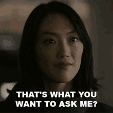 Thats What You Want To Ask Me Kate Zax GIF - Thats What You Want To Ask Me Kate Zax Goliath GIFs