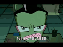 Tell Me! GIF - Invaderzim Alien Nickelodeon GIFs