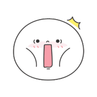 a cartoon drawing of a surprised face