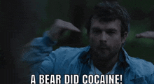 Cocaine Bear A Bear Did Cocaine GIF - Cocaine Bear A Bear Did Cocaine Alden Ehrenreich GIFs