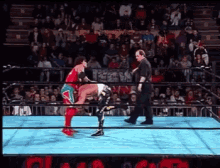 Super Crazy Vs Tajiri Back Flip Amateur Wrestler GIF - Super Crazy Vs Tajiri Back Flip Amateur Wrestler Wrestling GIFs