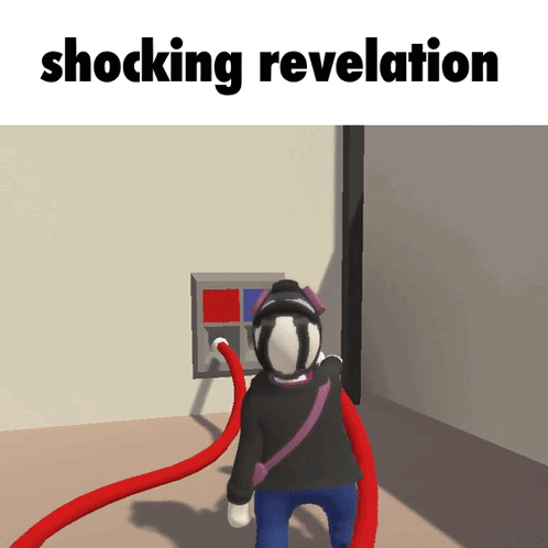 Shocking Revelation Human Fall Flat GIF - Shocking revelation Human