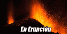 volcan erupcion lava