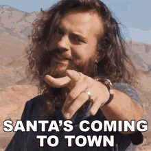 Santas Coming To Town Trent Arant GIF - Santas Coming To Town Trent Arant Ttthefineprinttt GIFs