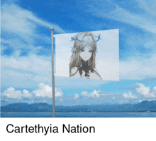 a picture of a girl with the words cartethyia nation underneath