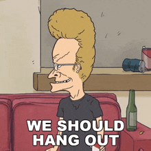 We Should Hang Out Beavis GIF - We Should Hang Out Beavis Mike Judge'S Beavis And Butt-head GIFs