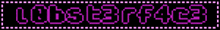 a purple sign that says ' ghost price ' on it on a black background