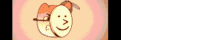 a cartoon of two eggs with a smiley face on them .