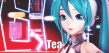 Tea Hatsune Miku GIF - Tea Hatsune Miku Vocaloid GIFs